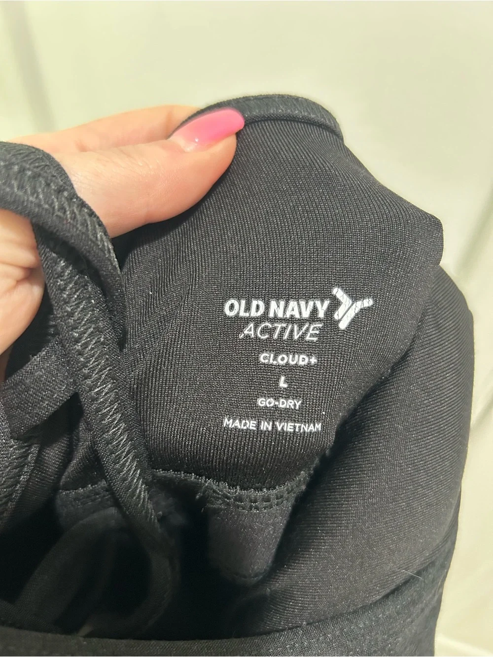 Old Navy Active Black Strappy Mini Dress - Picture 4 of 5